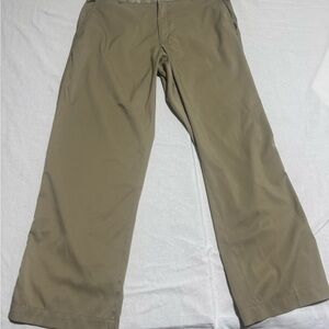 Nike Dri-Fit Victory Pants Mens Size 34 x 32 Beige Golf Performance Standard Fit